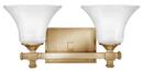 Hinkley Brushed Caramel 100W 2-Light Bath Vanity Fixture 
