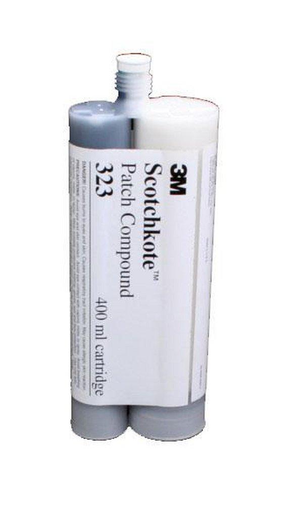 Blue Brushed Epoxy Application Gun Cartridge in Blue with Green 