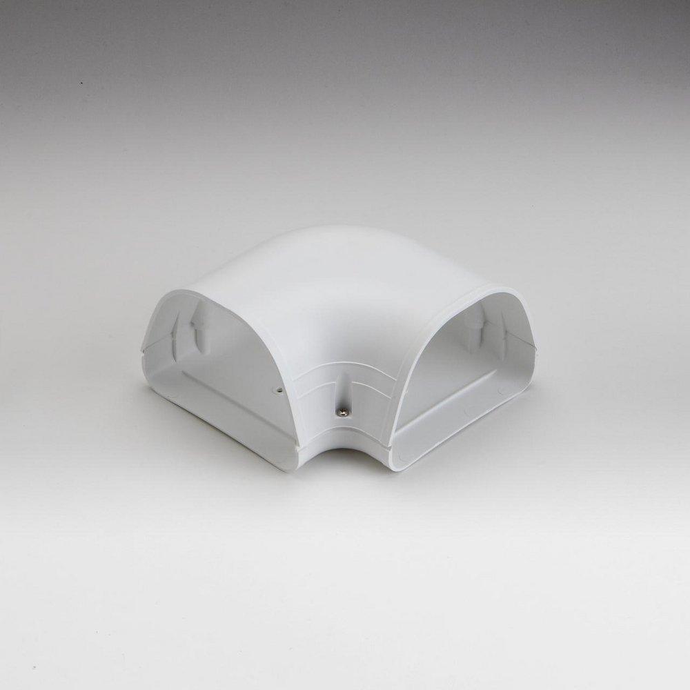 Fortress White 4-1/2 in. Line Set Cover System Plastic in White 