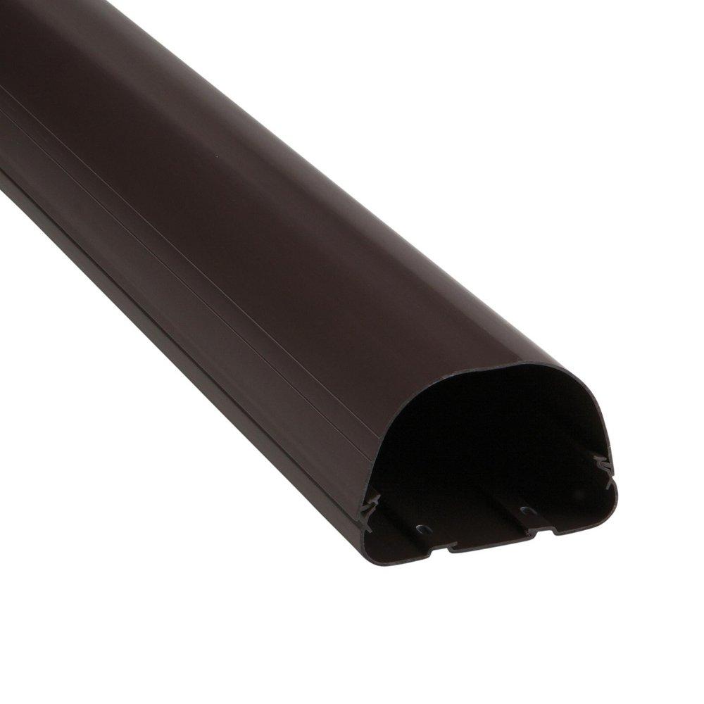 Rectorseal Brown 96 in. Line Set Cover System Plastic in Brown 
