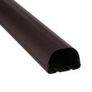 96 x 4-1/2 in. Line Set Cover System Plastic in Brown