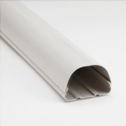 96 x 4-1/2 in. Line Set Cover System Plastic in White