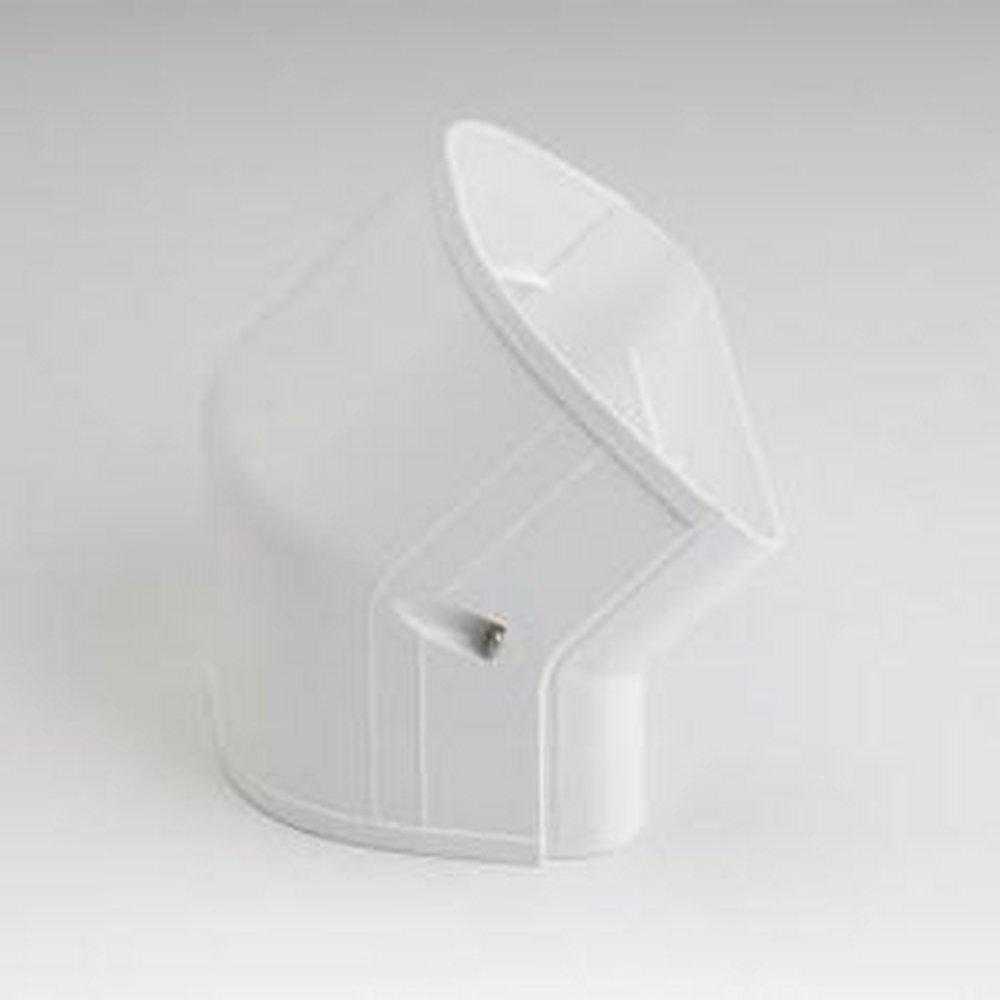 Fortress White 4-1/2 in. Line Set Cover System Polypropylene and PVC in White 