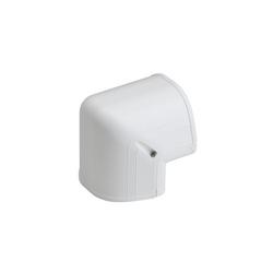 5 x 4-1/2 in. Line Set Cover System Plastic in White
