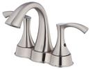 Centerset Lavatory Faucet with Lever Handle in Brushed Nickel