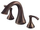 Two Handle Roman Tub Faucet in Tumbled Bronze Trim Only