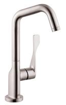 Single Handle Bar Faucet in Steel Optik