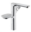 Single Knob Handle Bathroom Sink Faucet in Polished Chrome