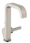 1.5 gpm 1-Hole Bathroom Faucet with Drain Assembly and Single Lever Handle in Brushed Nickel