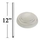 Minka Aire Provencal Blanc 12 in. Downrod 