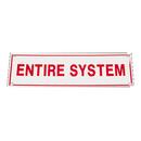 5 x 7 in. Aluminum Fire Sprinkler Sign