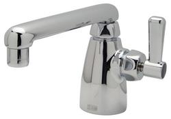 Single Lever Handle Deck Mount Lab Faucet in Polished Chrome