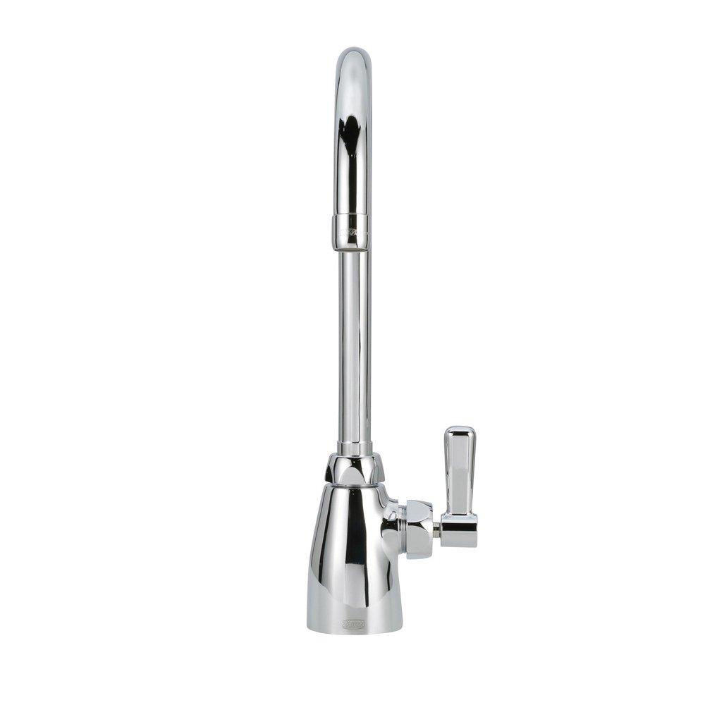 Zurn Polished Chrome Single Lever Handle Deck Mount Service Faucet 