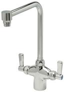 Zurn Polished Chrome Two Lever Handle Deck Mount Lab Faucet 