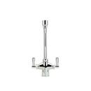 Zurn Polished Chrome Two Lever Handle Deck Mount Lab Faucet 
