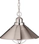 Kichler Lighting Brushed Nickel 150W 1-Light Medium Base Outdoor Pendant 