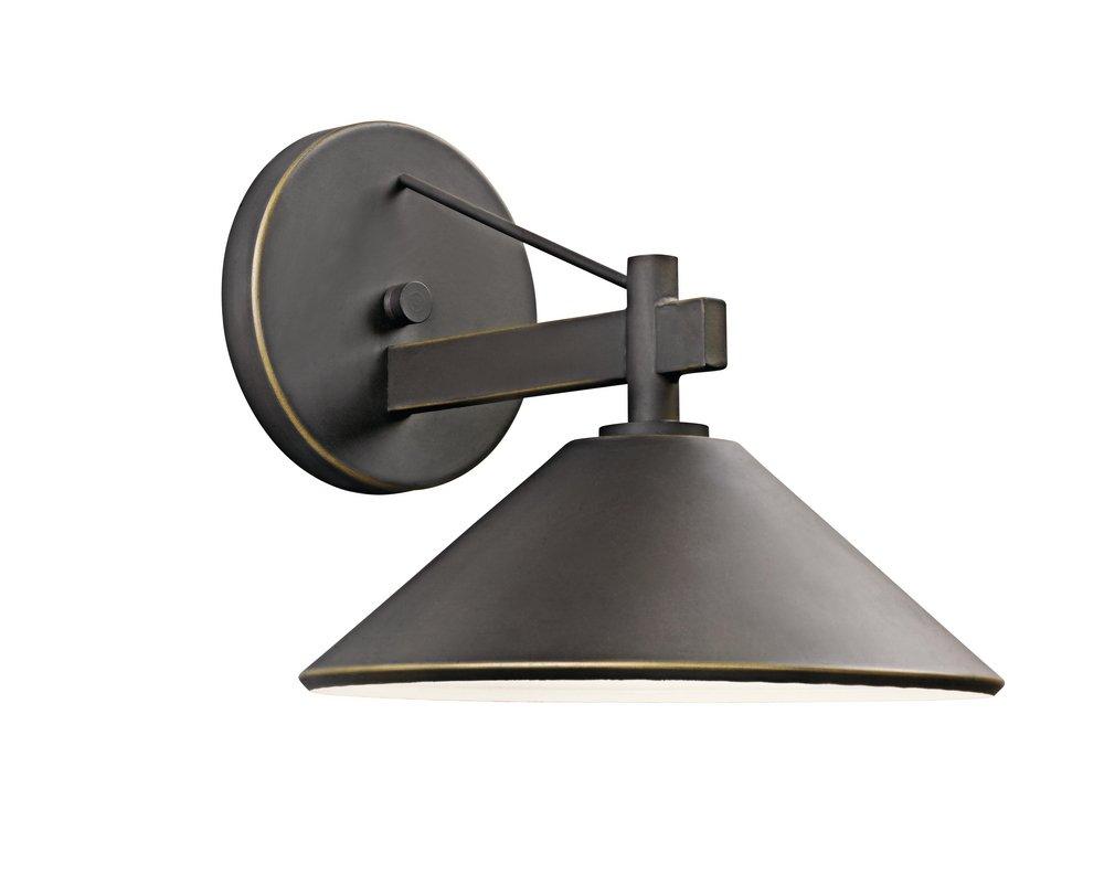 Kichler Lighting Olde Bronze 40W 3-Light Outdoor Wall Lantern 