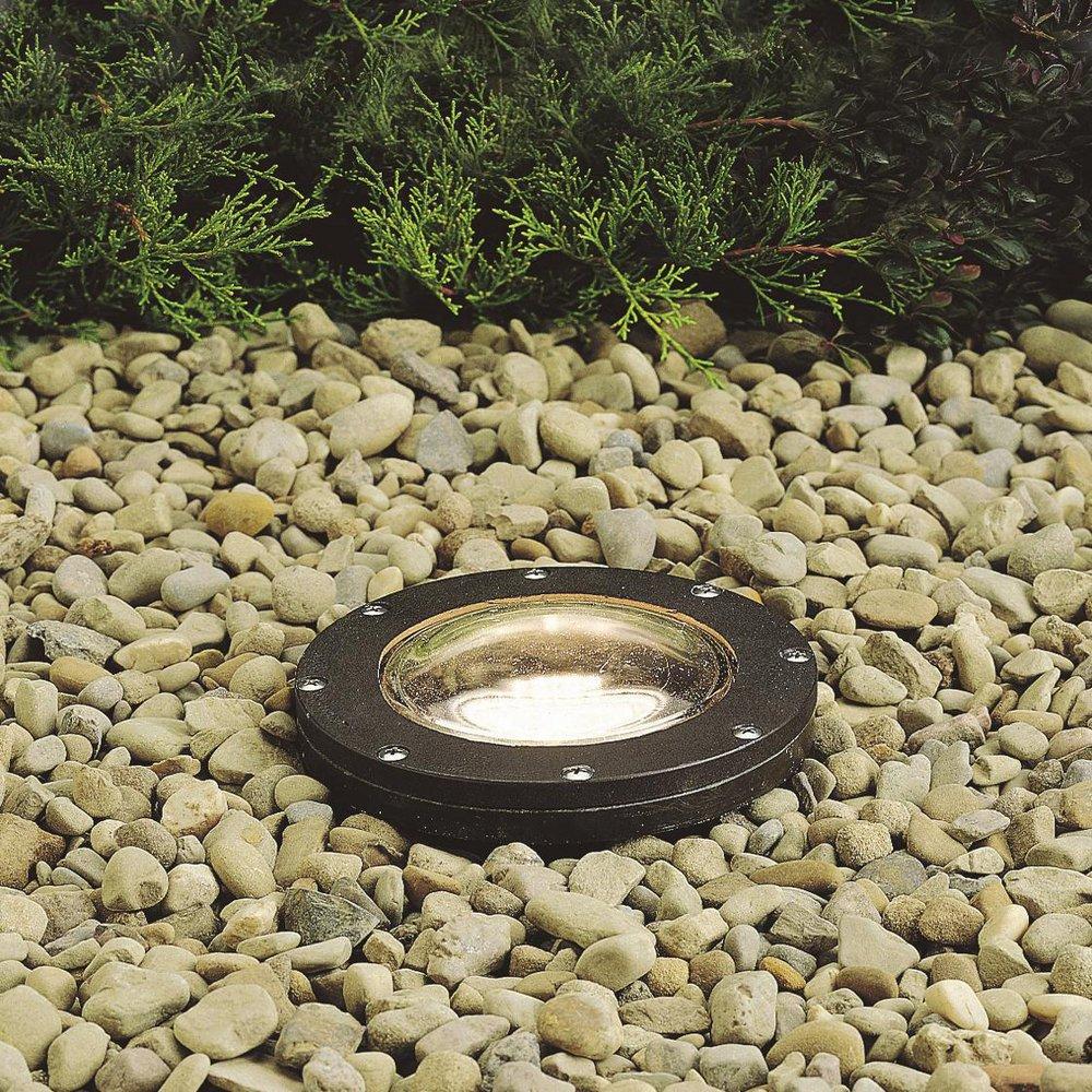 Kichler Lighting Architectural Bronze 75W 1-Light Medium E-26 Incandescent Small In-Ground Well Light 
