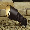 35W 1-Light Halogen Bi-Pin Landscape Accent Spot Light in Textured Architectural Bronze