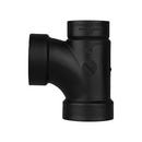 Black ABS DWV Sanitary Tee 