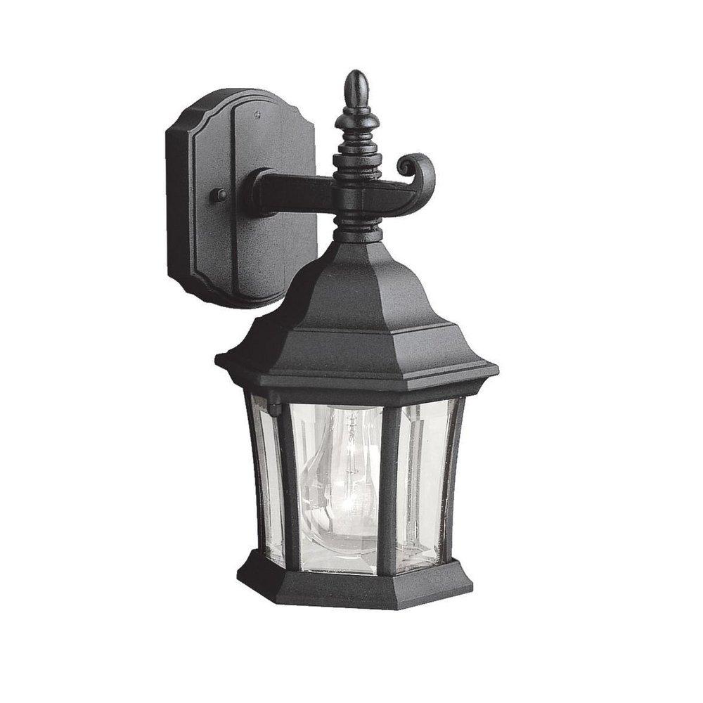 Kichler Lighting Black 6-1/2 in. 100W 1-Light Medium Lantern 