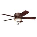 52 in. 5-Blade Ceiling Fan with Light Kit in Tannery Bronze