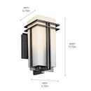 Kichler Lighting Black 11-3/4 in. 100W Medium Lantern 