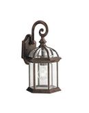 Kichler Lighting Tannery Bronze 8 in. 100W 1-Light Medium Wall Lantern 
