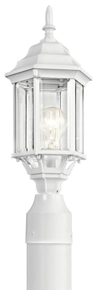 Kichler Lighting White 100W 1-Light Outdoor Post Lamp 