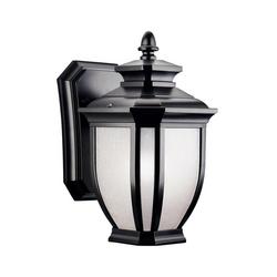 60W 1-Light Medium Lantern in Black