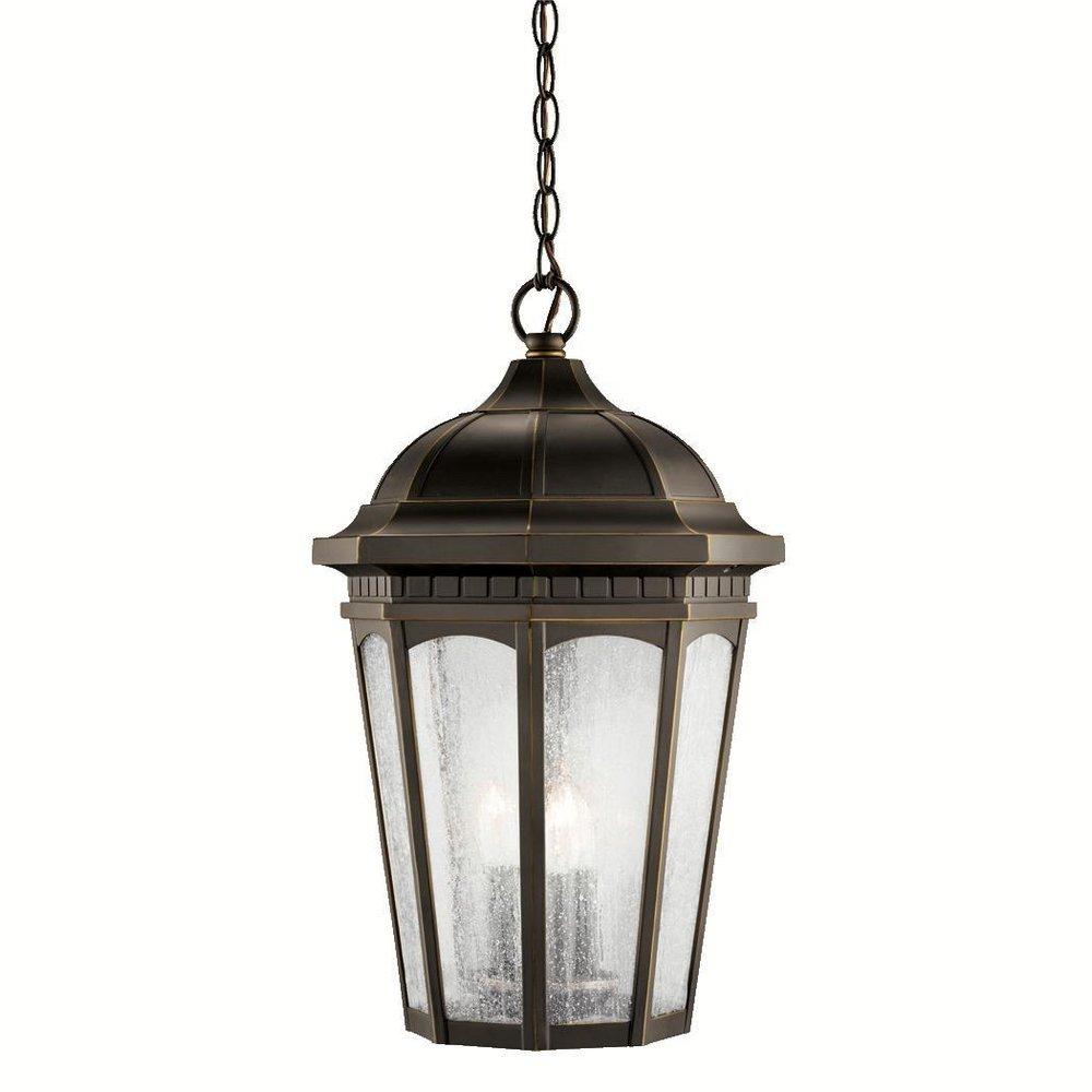 Kichler Lighting Rubbed Bronze 3-Light Outdoor Pendant 