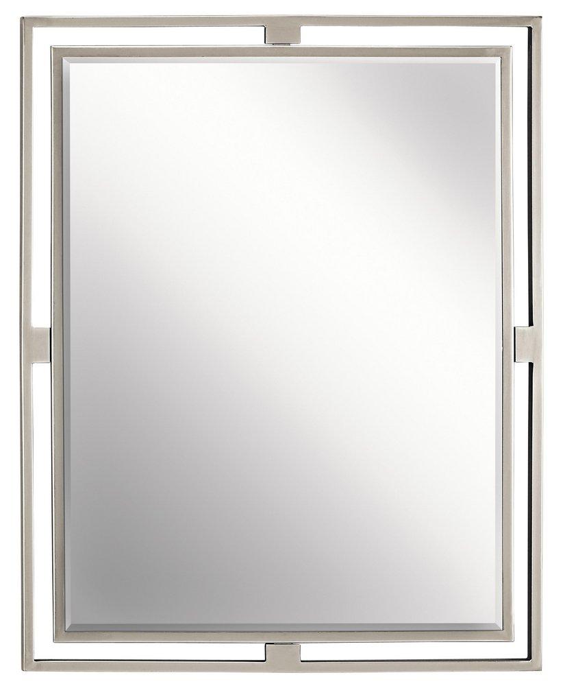 Kichler Lighting Brushed Nickel 30 x 24 in. Rectangle Mirror 