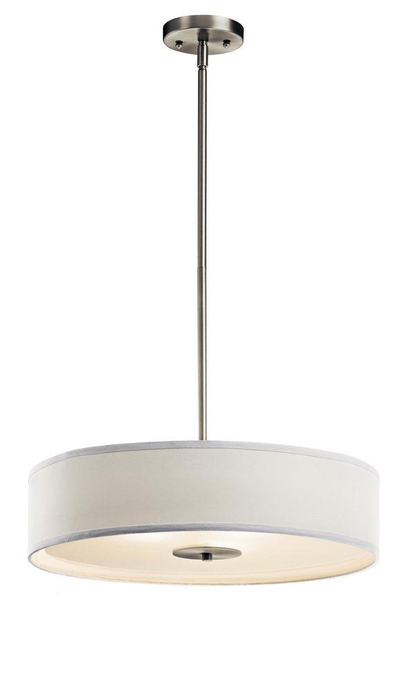Kichler Lighting Brushed Nickel 100W 3-Light Medium Pendant 