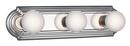 Kichler Lighting Chrome 60W 3-Light Bath Vanity Fixture 