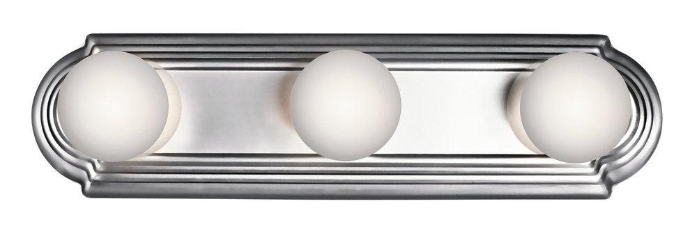 Kichler Lighting Chrome 60W 3-Light Bath Vanity Fixture 