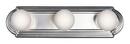 Kichler Lighting Chrome 60W 3-Light Bath Vanity Fixture 