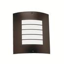 60W 1-Light Outdoor Wall Light in Architectural Bronze
