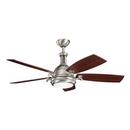 Kichler Lighting Antique Pewter 52 in. 100W 5-Blade Ceiling Fan with Light Kit 