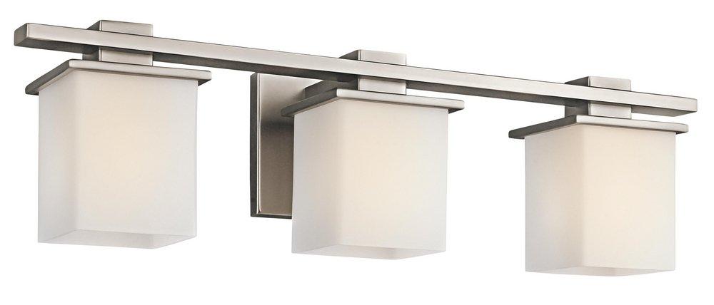 Kichler Lighting Antique Pewter 3-Light Medium Base Incandescent Bath Vanity 