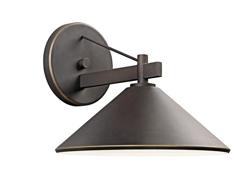 Kichler Lighting Olde Bronze 12 in. 60W 1-Light Medium Sconce 