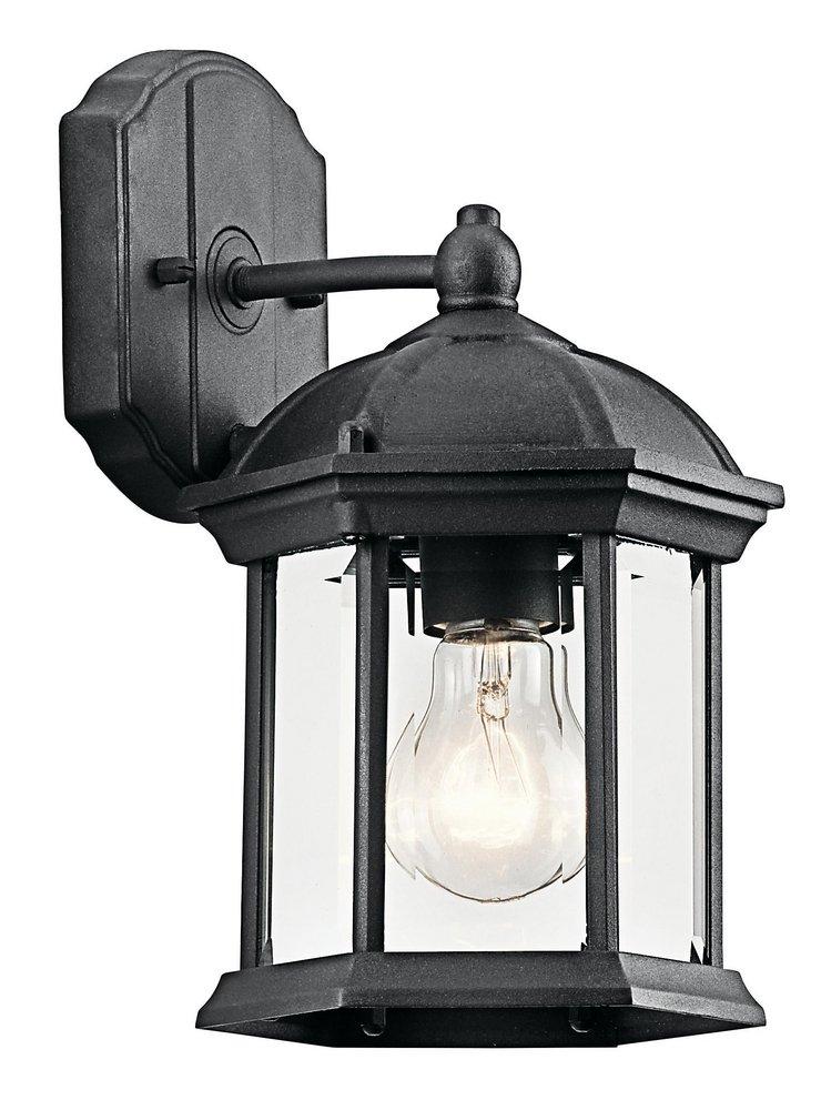 Kichler Lighting Black 100W 1-Light Outdoor Wall Lantern 
