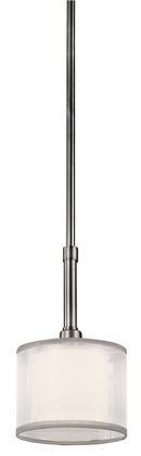 Kichler Lighting Antique Pewter 60W 1-Light Candelabra Pendant Light 