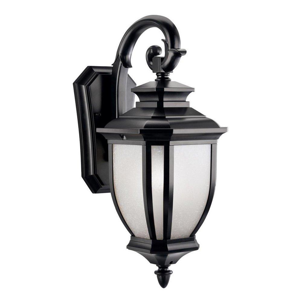 Kichler Lighting Black 100W 1-Light Wall Mount Outdoor Lantern 