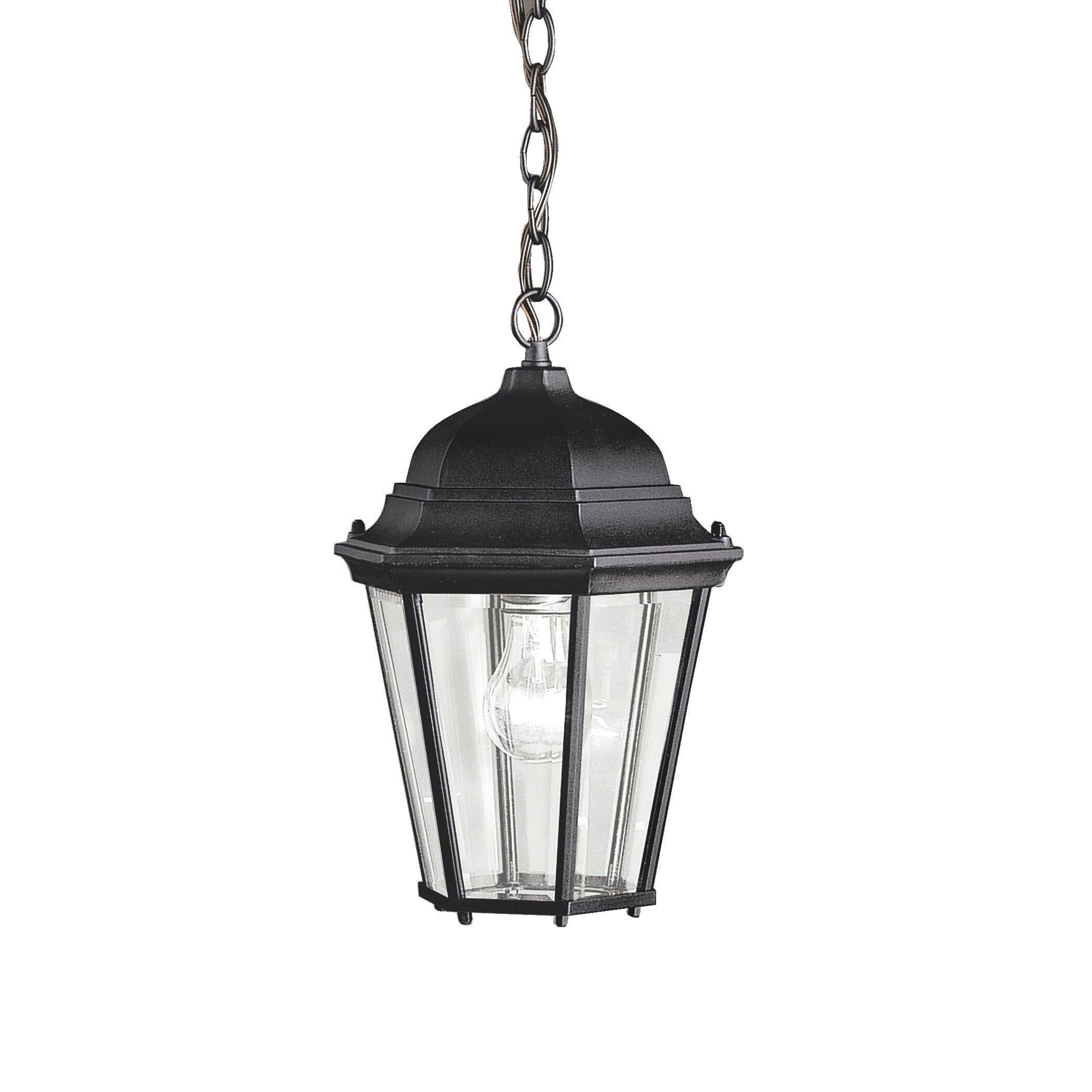 Kichler Lighting Black 100W 1-Light Medium Base Incandescent Pendant 
