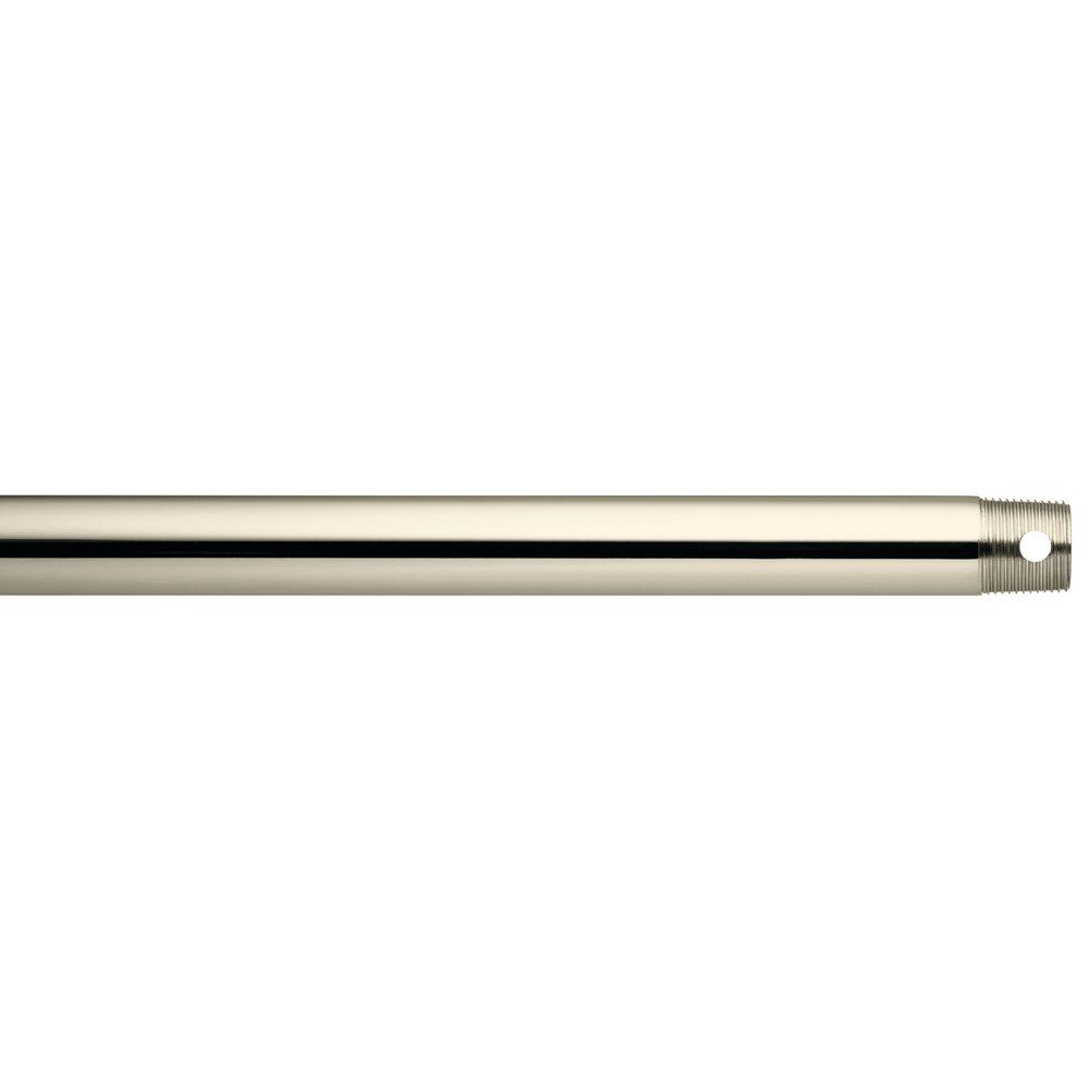 Kichler Lighting Polished Nickel Fan Downrod in Polished Nickel 
