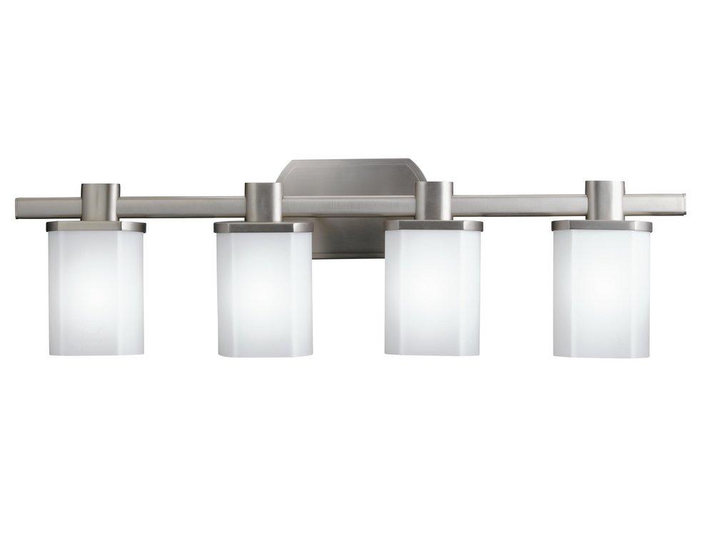 Kichler Lighting Brushed Nickel 4-Light Bath Light 