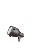 Medium Sized Floodlight for Cross Lighting in Textured Architectural Bronze