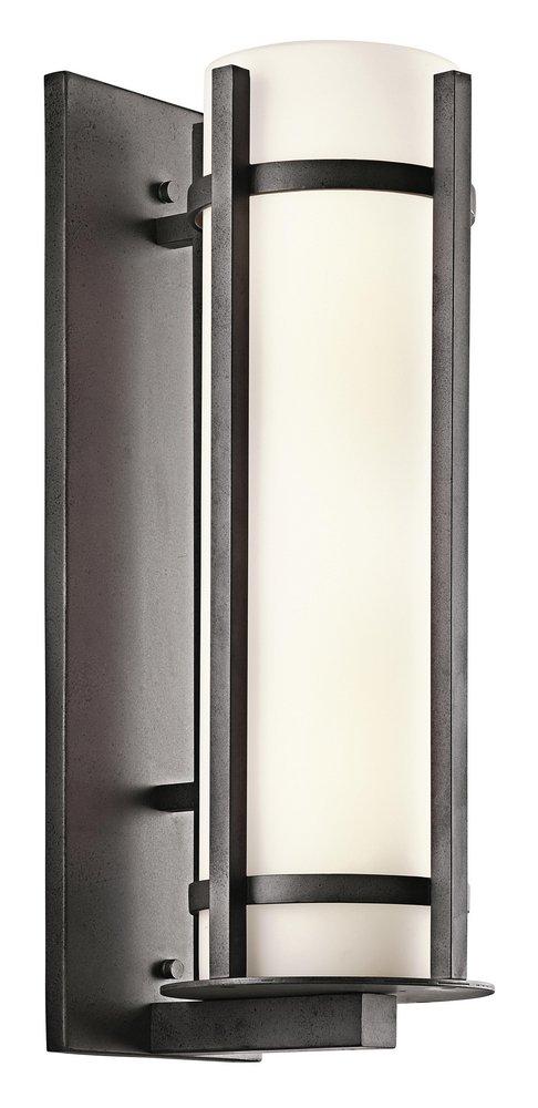 Kichler Lighting Anvil Iron 75W 2-Light Wall Mount Outdoor Light 