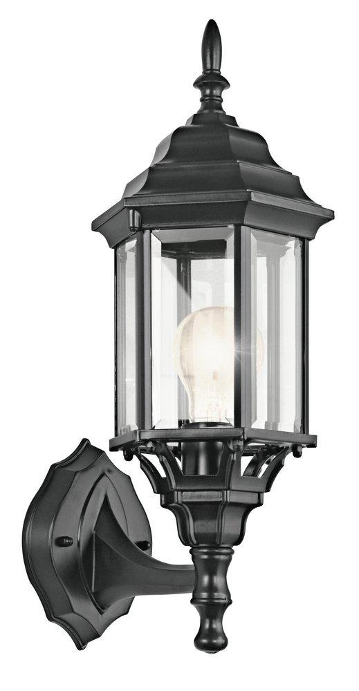 Kichler Lighting Black 100W Die Cast Aluminum Wall Mount Lantern 