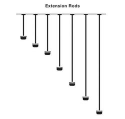 12 in. OD Stem in Black